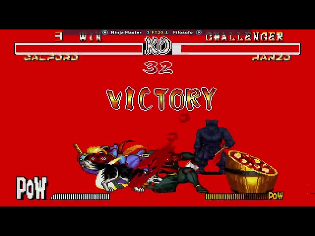 Samurai Shodown II Ninja Master vs Filosofo 사무라이 쇼다운 II, サムライスピリッツII, 侍魂Ⅱ #snk #gaming #neogeo