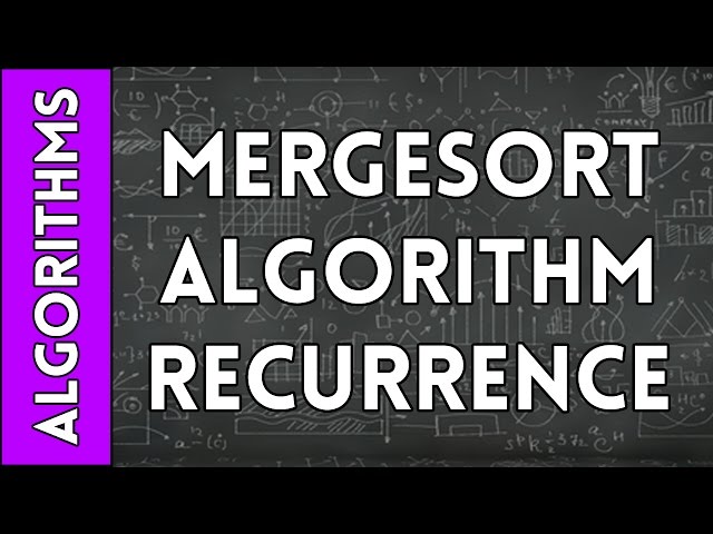 Solving the MergeSort recurrence