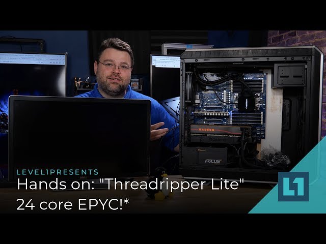 Hands on: "Threadripper Lite" 24 core EPYC!*