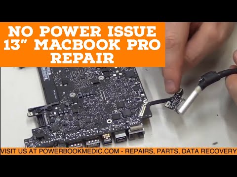 Macbook Pro No Power Repair on a 13" A1278  with Board 820-3115
