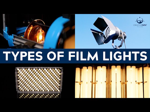 Types of Film Lights - Tungsten, HMI, Fluorescent & LED Lights Explained | Film Lighting Techniques