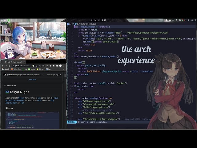 My arch linux workflow (Hyprland)