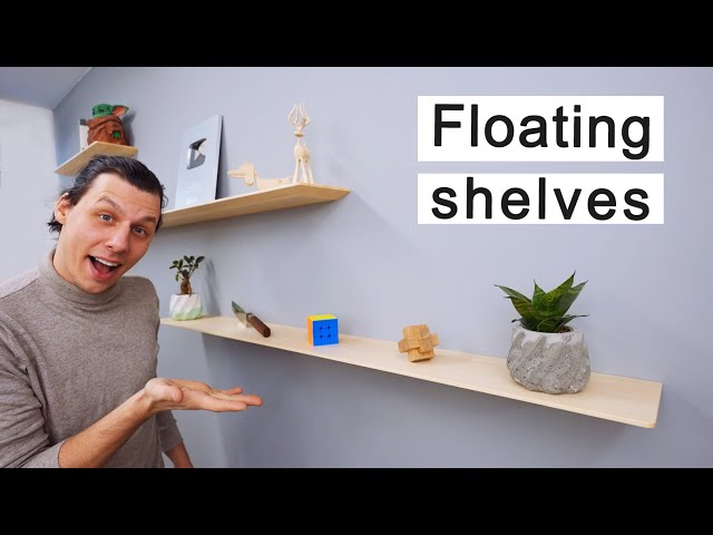 How To Make Super Strong and Thin Floating Shelves