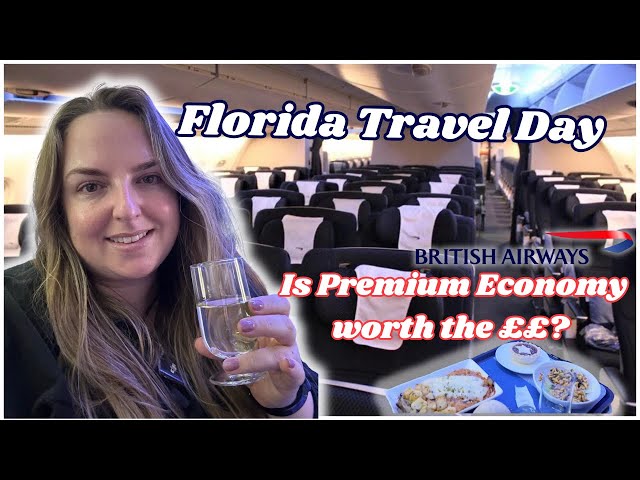 Florida SOLO Travel Day Vlog 2024 | LGW to MCO BA World Traveller Plus