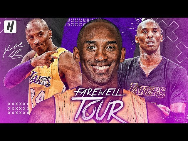 Kobe Bryant FAREWELL TOUR - BEST Highlights & Moments from his LAST NBA Season! #MambaOut
