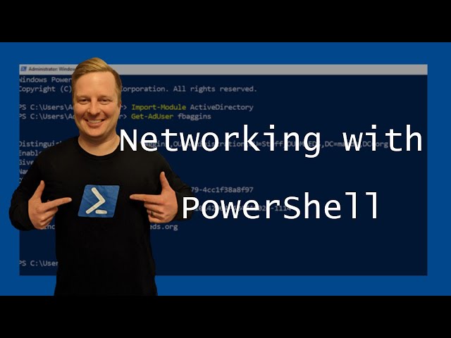 Networking with PowerShell