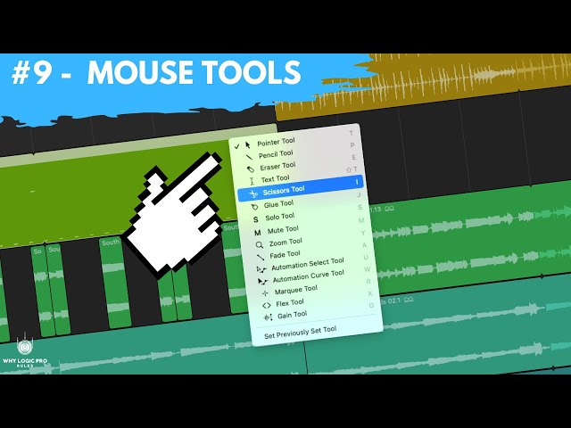 #9 - Get the Most From Your Mouse w/ Mouse Tools (Newbie to Ninja - A Beginner's Guide to Logic Pro)