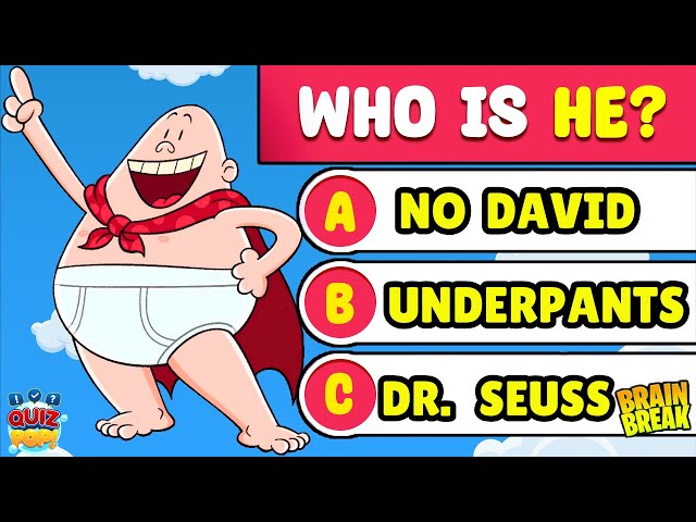 Can You Guess The Book Character? Quiz | Dr. Seuss Read Across America Brain Break