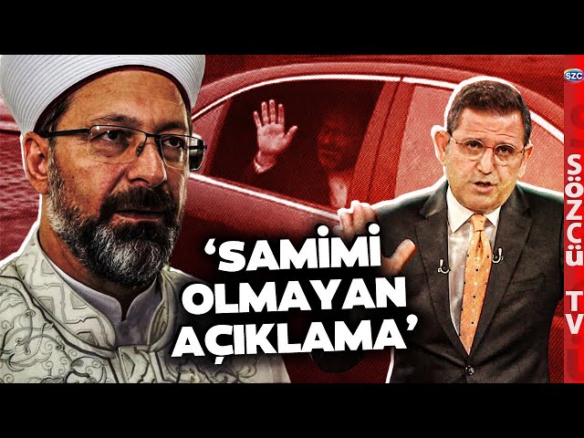 Ali Erbaş'ın Lüks Araç Sevdası! Diyanet'in Açıklamasına Fatih Portakal'dan Tokat Gibi Cevap