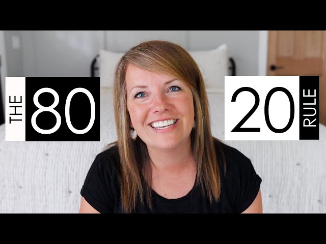 Achieve Minimalism Faster with the 80/20 Rule!