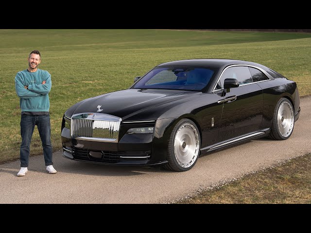 Rolls Royce Spectre with 24" Spofec wheels and lowering / The Supercar Diaries