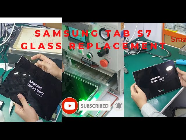 Samsung Galaxy Tab S7 Screen Glass Only Replacement | Tab S7 Broken Glass | Tab S7 SM-T870 /SM-T875