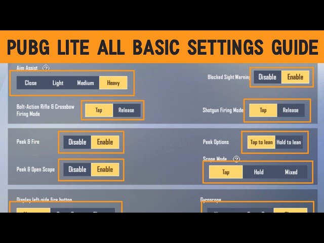 Pubg Mobile Lite All Basic Settings Guide In Hindi | All Settings Tips And Tricks | Official Mayank
