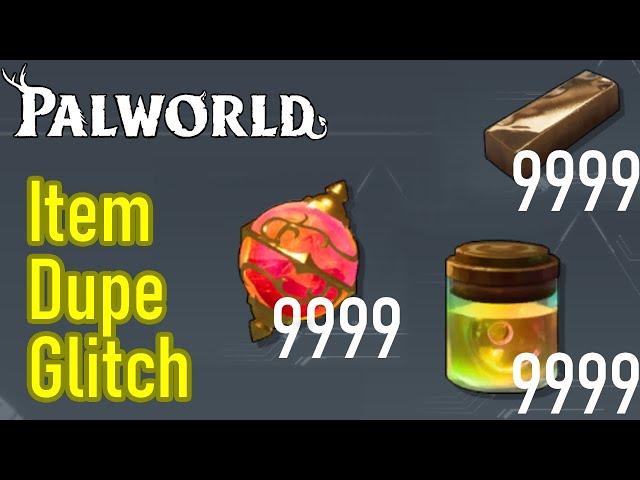 Palworld duplication glitch, INFINITE item duplication exploit, this WILL get patched
