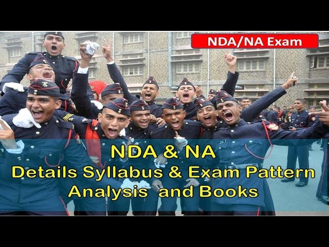 NDA 2019 Exam Eligibility || Detail Syllabus & Exam Pattern Analysis & Books