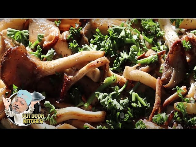 Quick Mushroom Dish: Pan-Fried Oyster Mushrooms!