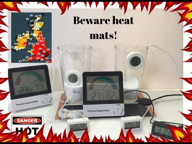 Heat mats and the dangers.