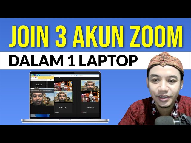 Cara Membuka 3 Akun Zoom Sekaligus dalam 1 Laptop/PC | Zoom Basic