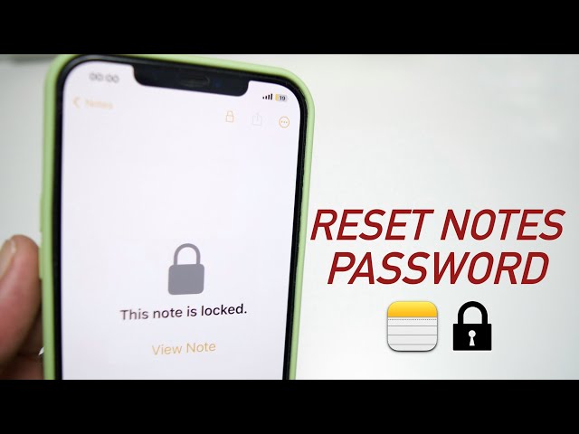 Forgot iPhone Notes Password? Here’s The Fix!