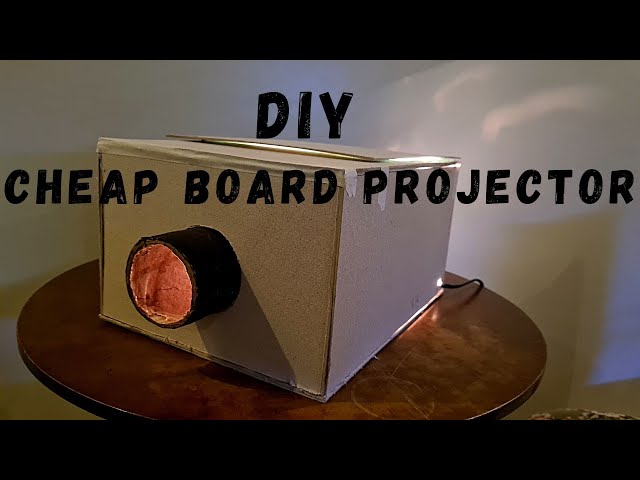 DIY Cheap Board Projector for Tracing
