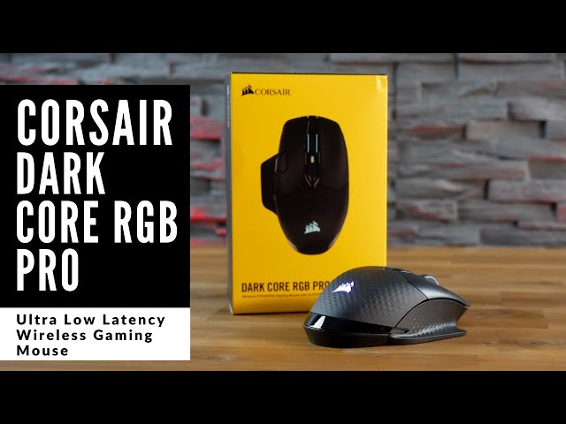 Corsair Dark Core RGB Pro Ultra Low Latency Wireless Gaming Mouse ~ TekTherapy