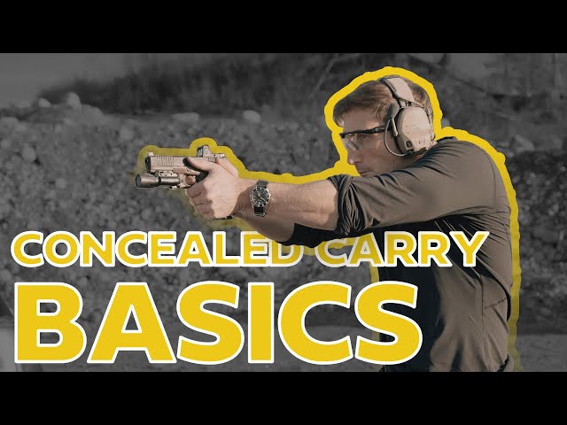 What do I conceal carry? Basics of Conceal Carry