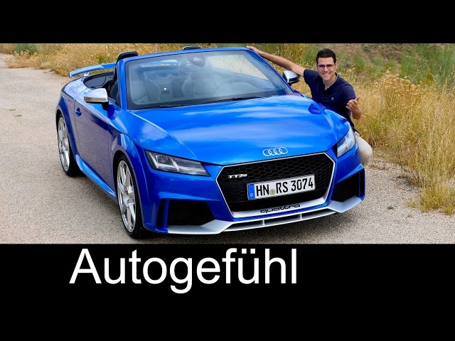 Audi TT RS Coupé & Roadster FULL REVIEW test driven 5cyl 400 hp 2017 all-new neu