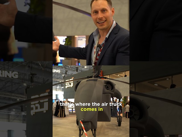 Helicopter drones are COOL!!! #dubaiairshow2023 #edge #sponsored