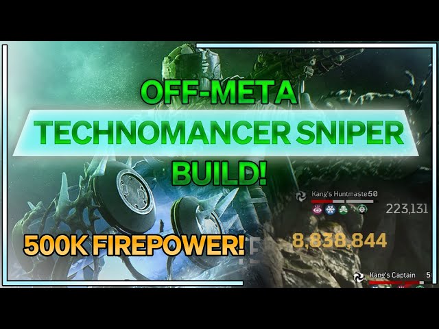 Outriders - Off-Meta Technomancer Sniper Build! CT15 Gold End Game Build!