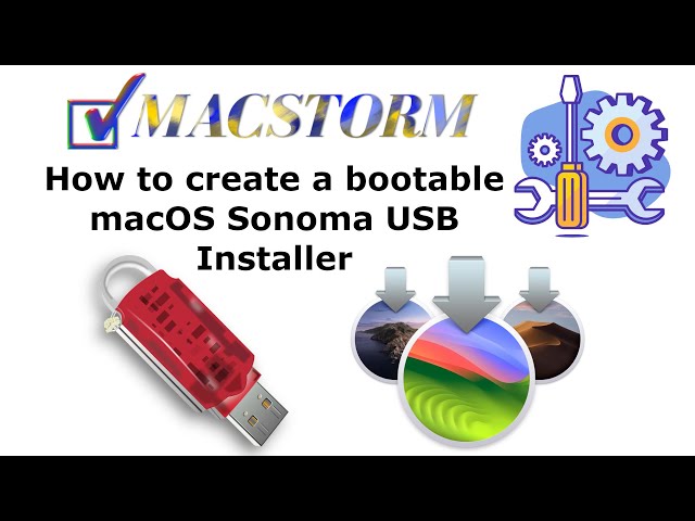 How to create a bootable macOS Sonoma USB installer .