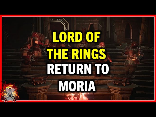 A LORD OF THE RINGS SURVIVAL GAME! Return To Moria #shorts #lotr #lordoftherings #survivalgames