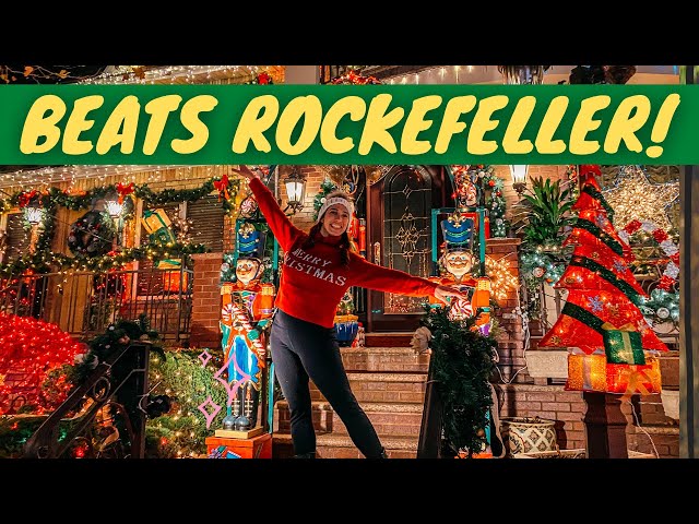 BEST NYC Christmas Lights Tour | Dyker Heights Christmas Lights