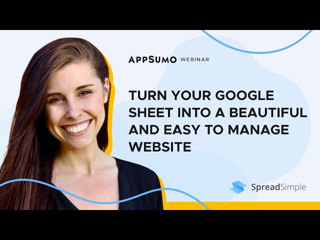 Transform your Google Sheet into a beautiful easy-to-manage website with SpreadSimple