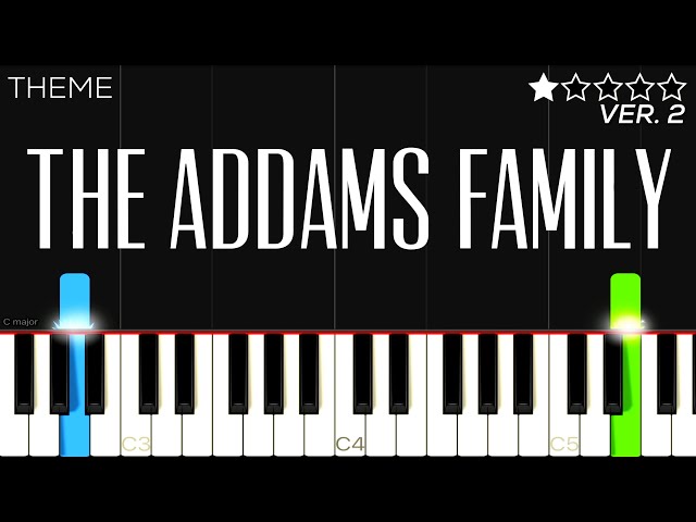 The Addams Family Theme | EASY Piano Tutorial