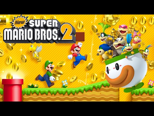 New Super Mario Bros. 2 - Full Game 2-Player Walkthrough