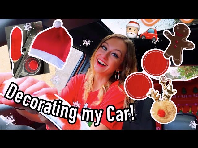 asmr clean + decorate my car with me for Christmas!🎅🏻🚗🫧⁉️ *extremely satisfying!!🤤* | Vlogmas Day 11