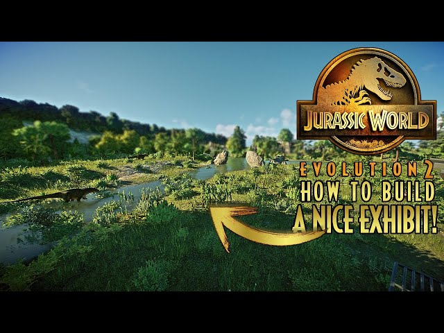 How to Build a NICE ENCLOSURE in Jurassic World Evolution 2!