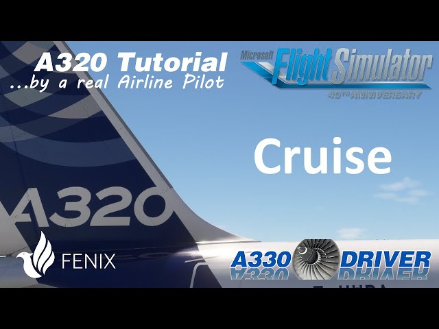 Airbus A320 Tutorial 10 Cruise | Real Airbus Pilot