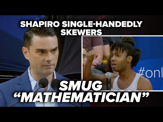 LMAO ARE YOU JOKING?! Shapiro single-handedly skewers smug “mathematician”