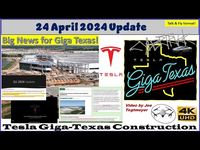 South Ext Grows, Boring Tunneling, & More N Concrete Removal! 24 Apr 2024 Giga Texas Update(07:35AM)