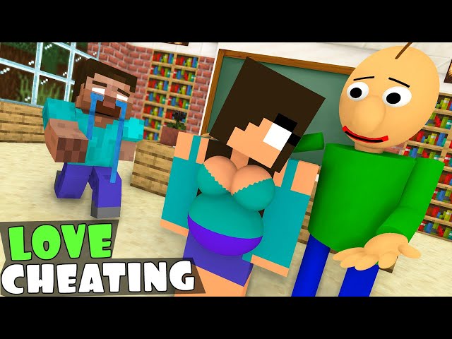 Monster School : СHEATING LOVE - Minecraft Animation