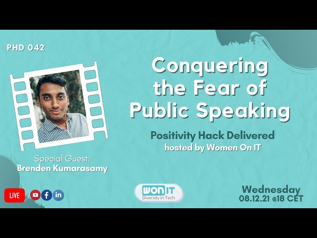 How to Conquer the Fear of Public Speaking