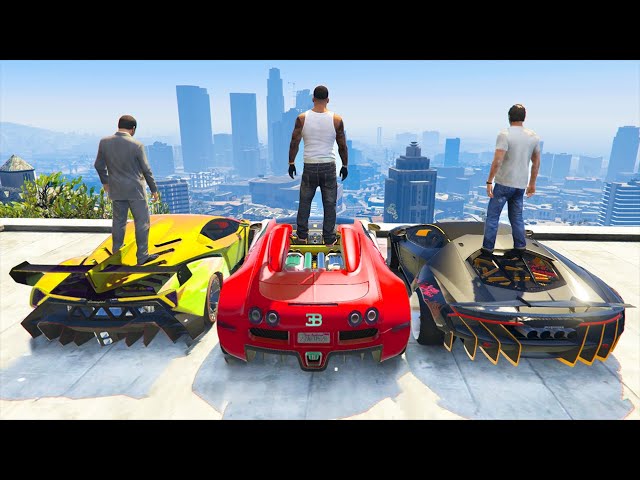 GTA 5: Stealing Super Cars with Franklin #12 (GTA 5 Real Life Expensive Cars)