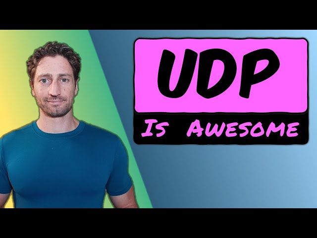 UDP doesn't suck! It's the BEST L4 protocol for THESE types of applications...