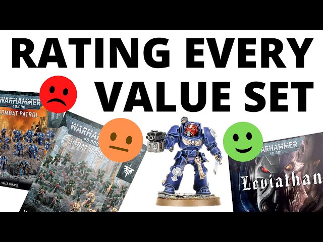 Ranking Every Space Marine Value Set - Which are Best in 10th Edition?