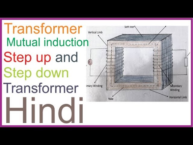 transformer working explained in hindi |  step up and step down transformer difference