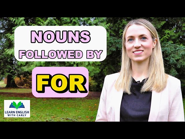 English Vocabulary: NOUNS followed by FOR | Part 1 💗 Improve your Vocab #nouns #vocabulary #grammar