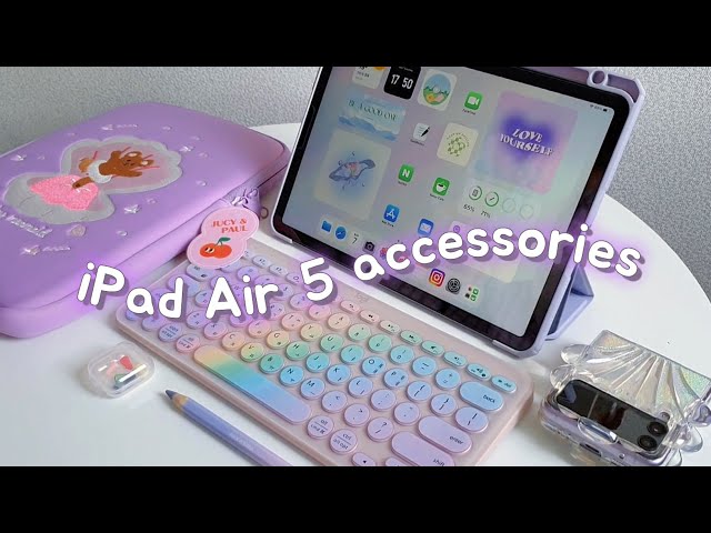 💜 accessories for iPad Air 5 and Galaxy Zflip3 📦 아이패드 에어5 악세사리