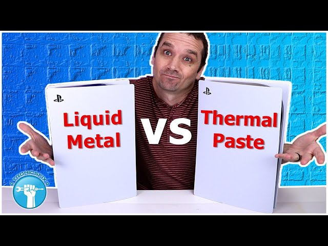 PS5 Liquid Metal vs Thermal Paste - It OVERHEATED!