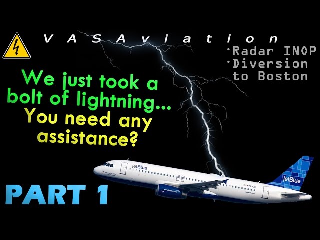 [REAL ATC] JetBlue A320 GETS HIT BY LIGHTNING departing @JFK | Part 1